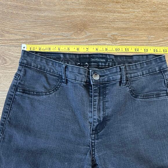 Calvin Klein Jeans with Rolling Stones logo handsewn Women's Size 12 - Picture 5 of 8